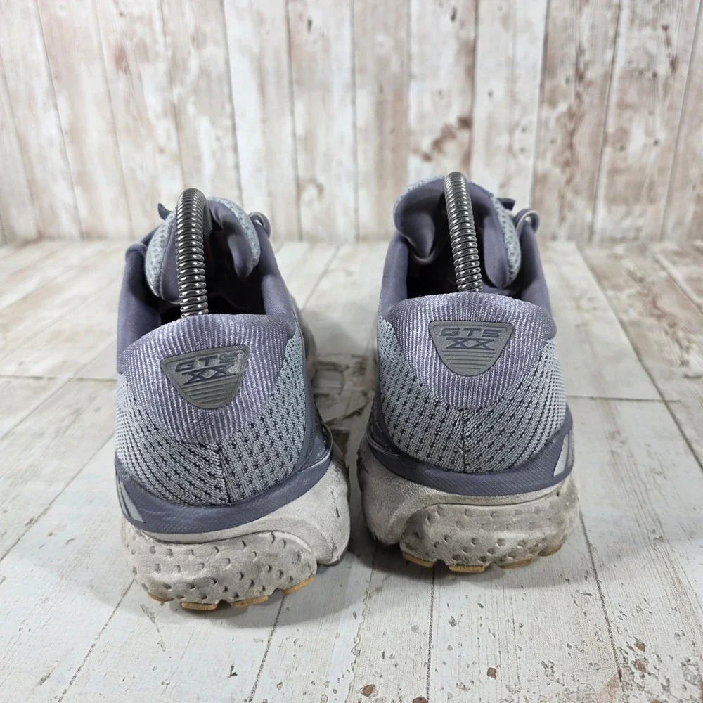 Brooks Adrenaline GTS 20 Womens 8.5 Wide Grey Rose Gold Running Shoes
